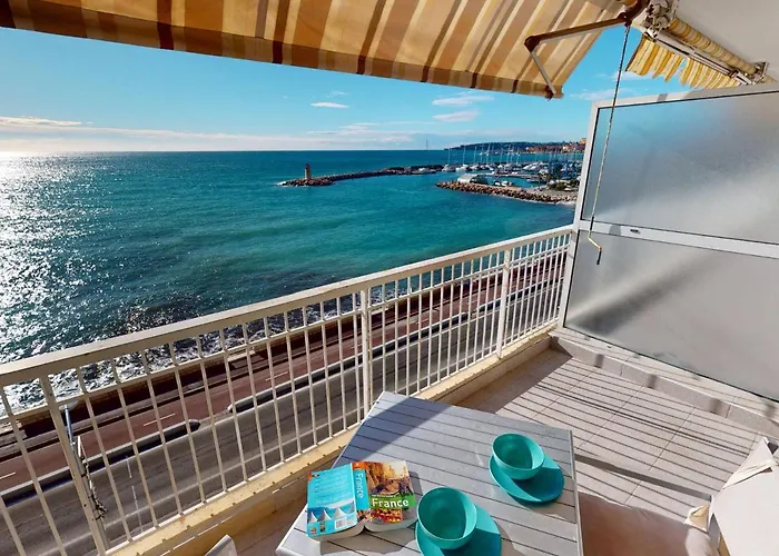 Climatise Avec Terrasse Face Mer, Wifi Inclus - Fr-1-196-346 Lejlighed